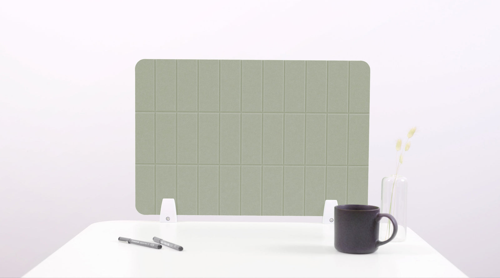 Small Sage Desk Divider