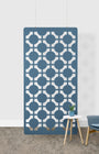 Slate Blue Trellis Partition