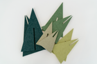 4-Piece Evergreen Tree Set