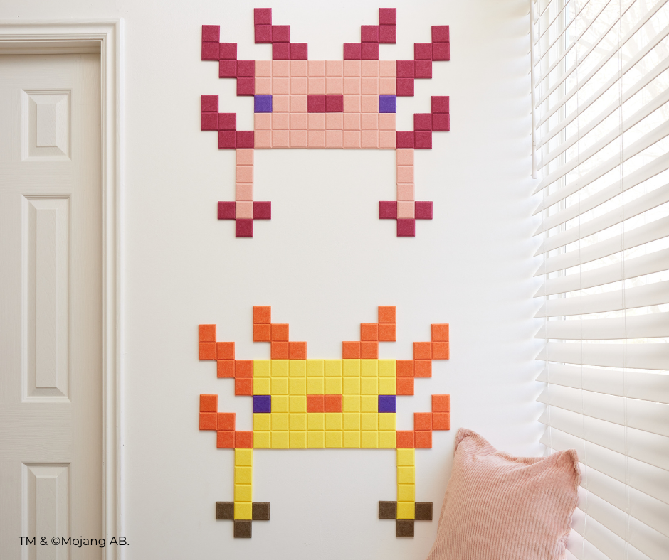 Minecraft™ Axolotl Leucistic