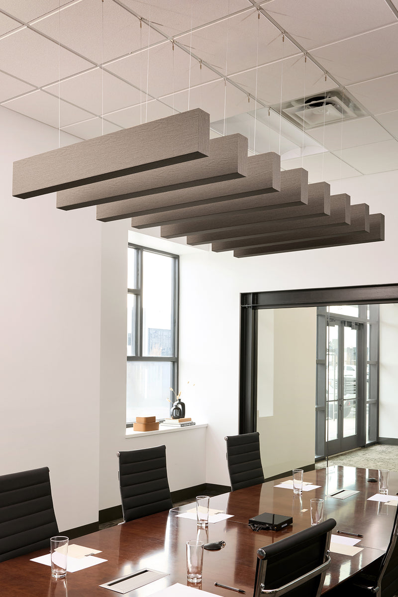 4 Foot Wood Grain Acoustic Beams