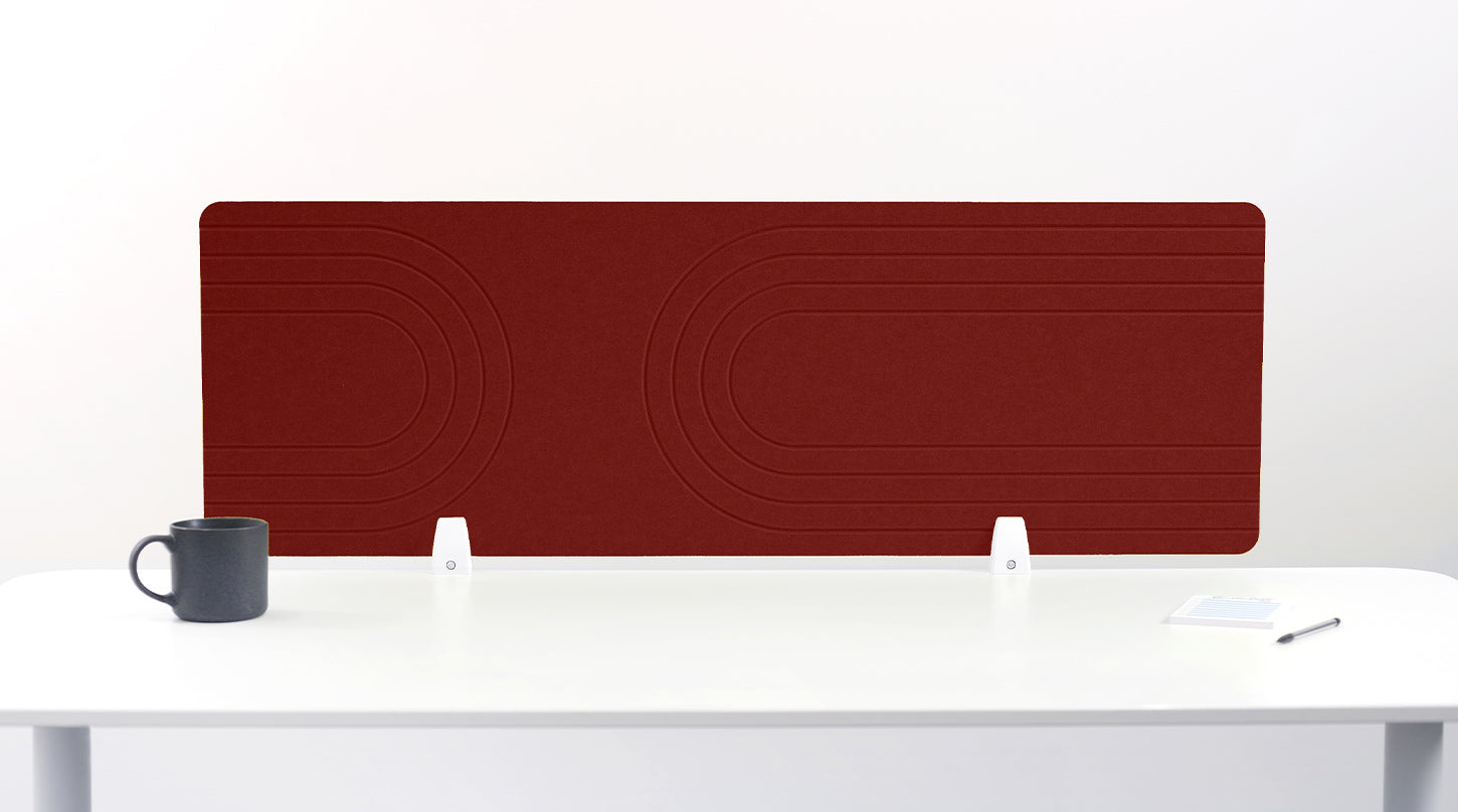 Large Crimson Desk Divider