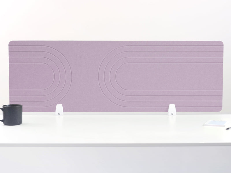 Lilac Retro Large Desk Divider