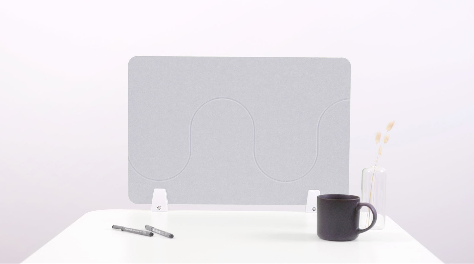 Small Fog Desk Divider