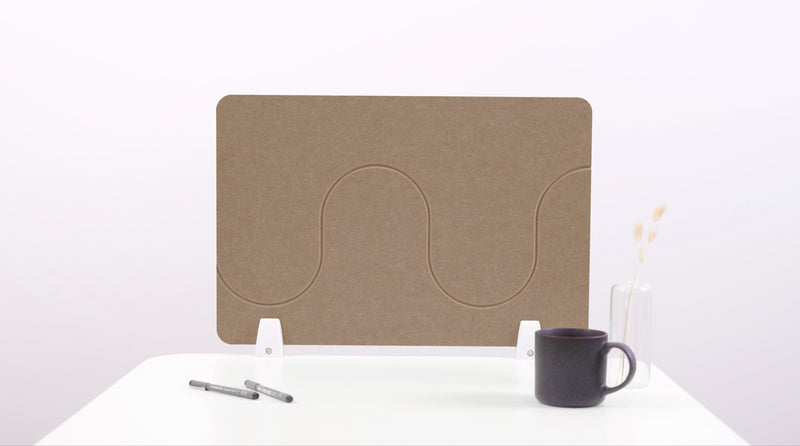 Timber Desk Divider