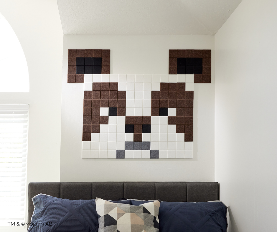 Minecraft™ Panda (Large) | Pinnable Wall Art | Felt Right