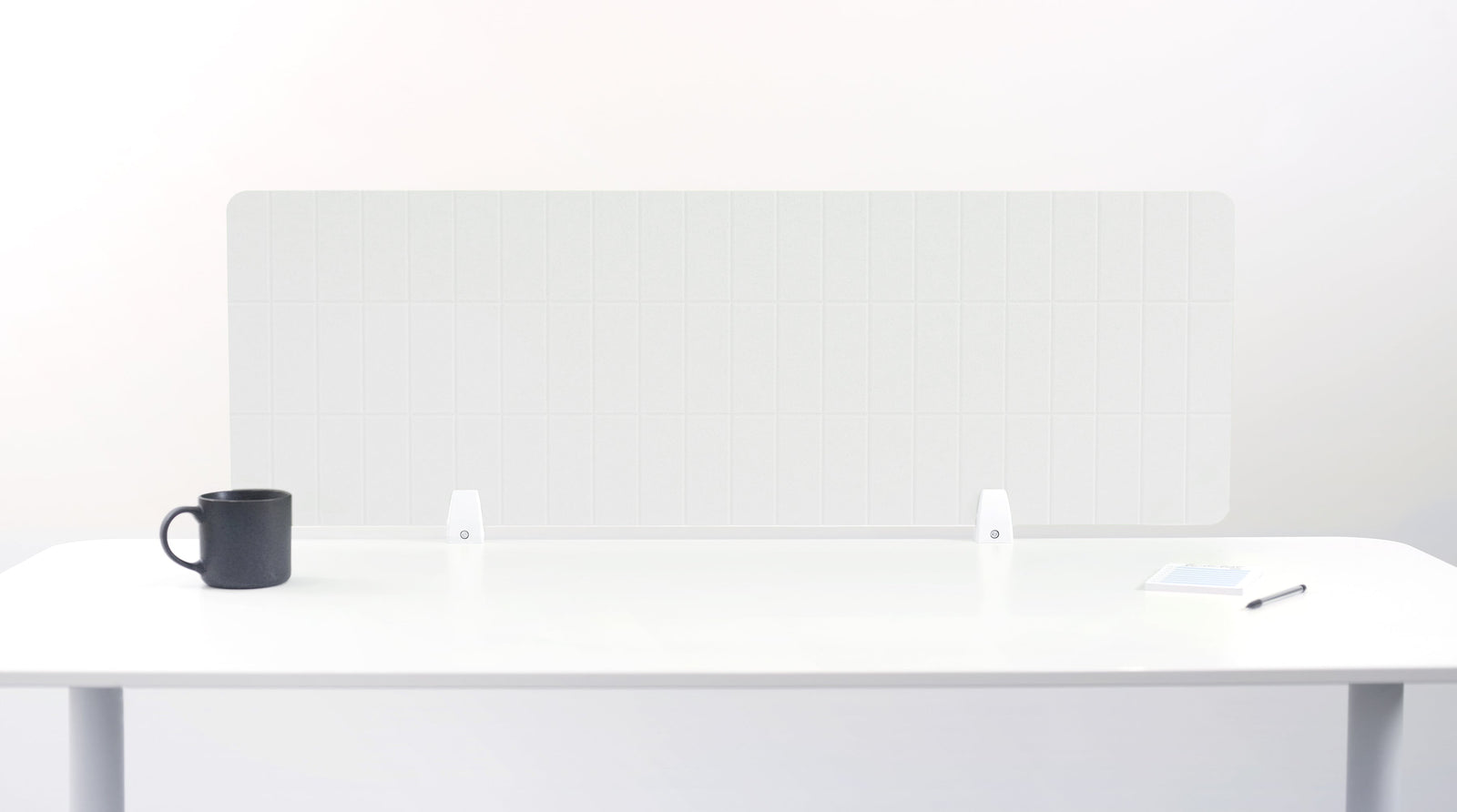 Large Zinc Desk Divider