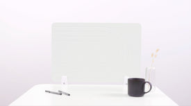 Small Zinc Desk Divider