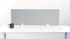 Large Nickel Desk Divider