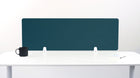 Slate Blue Route Large Desk Divider White Hardware