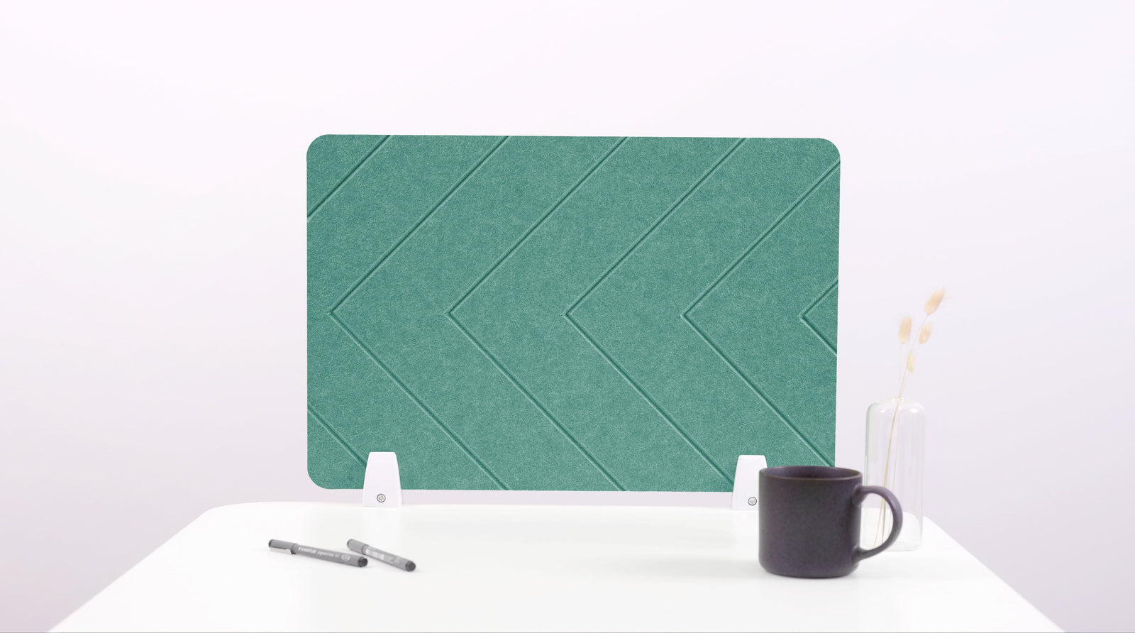 Small Mint Desk Divider
