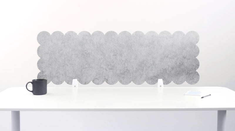 Decorative wall panel with bubble design on a white surface
