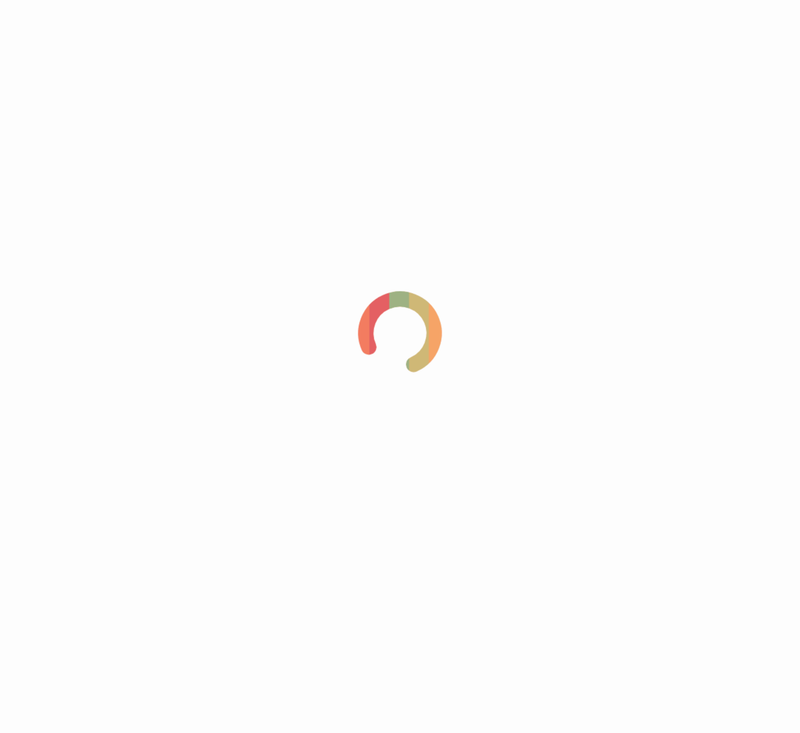 3D curved ring shape with gradient colors transitioning from red to yellow to green on white background.