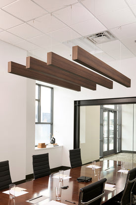 8 Foot Wood Grain Acoustic Beams
