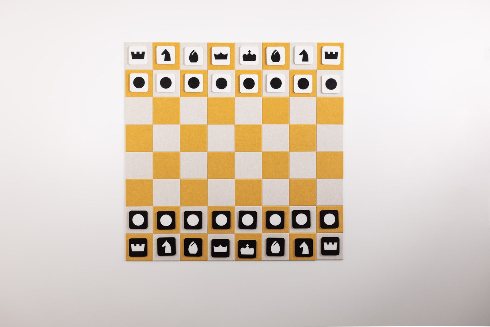 Standard Mustard/Latte Chess Board