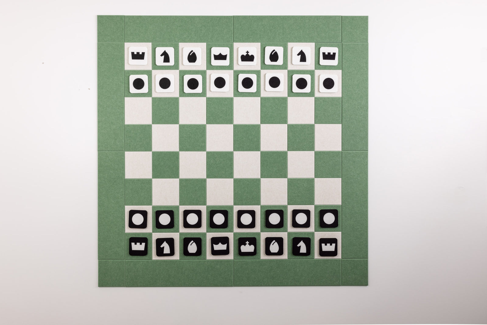Deluxe Palm/Latte Chess Board