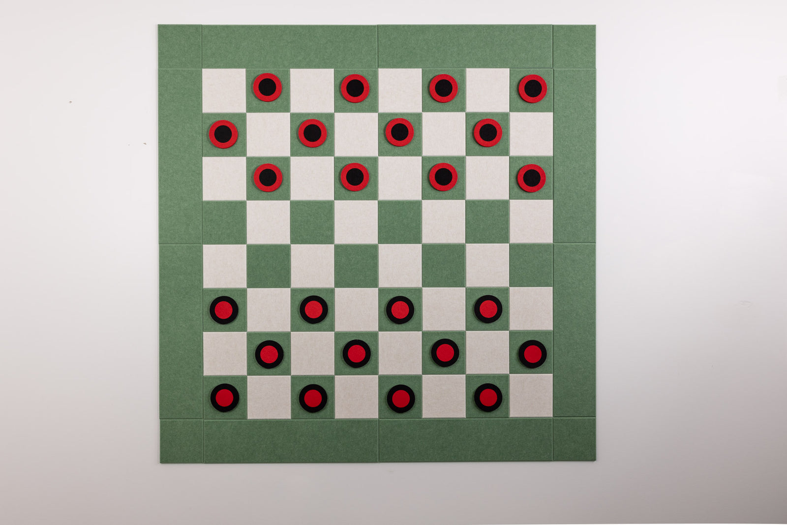 Deluxe Palm/Latte Checkers Board