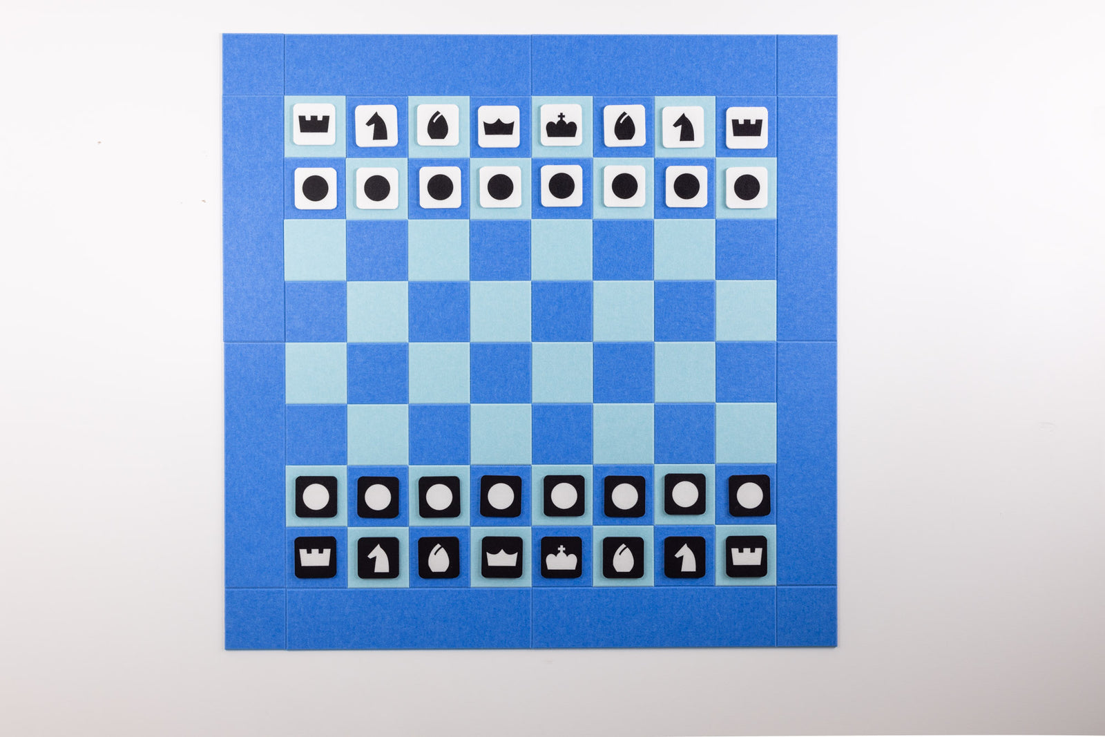 Deluxe Cayman/Baby Blue Chess Board
