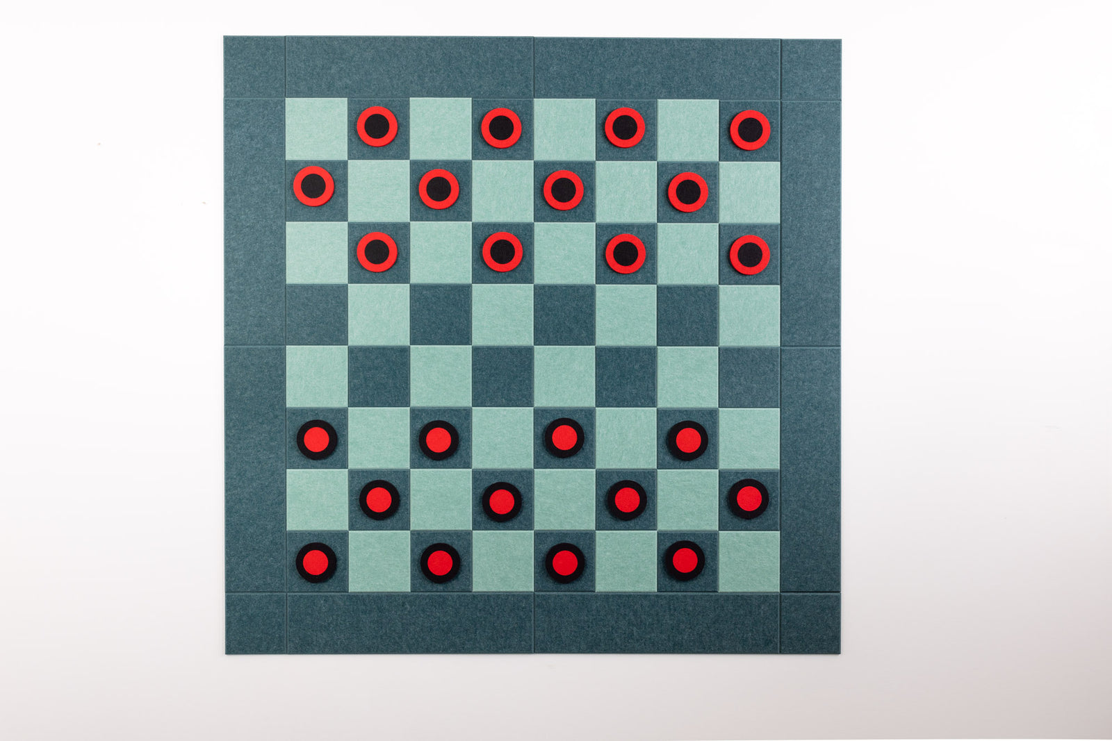 Deluxe Atlantic/Mint Checkers Board