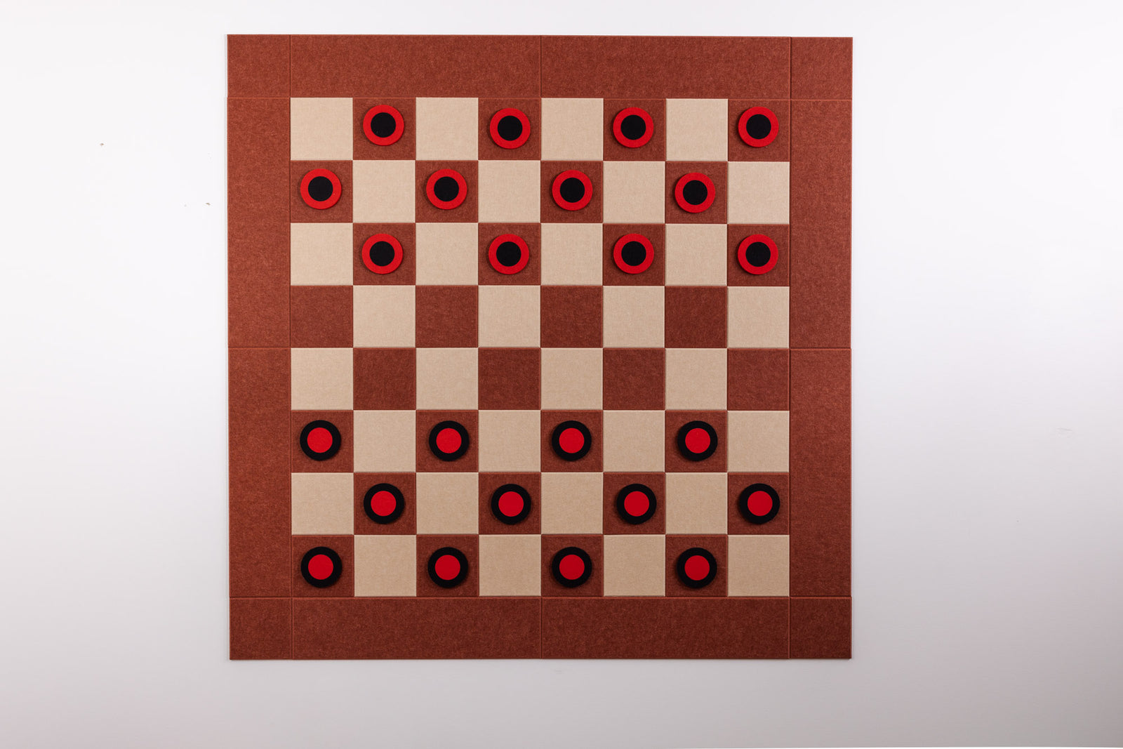 Deluxe Moab/Cashmere Checkers Board