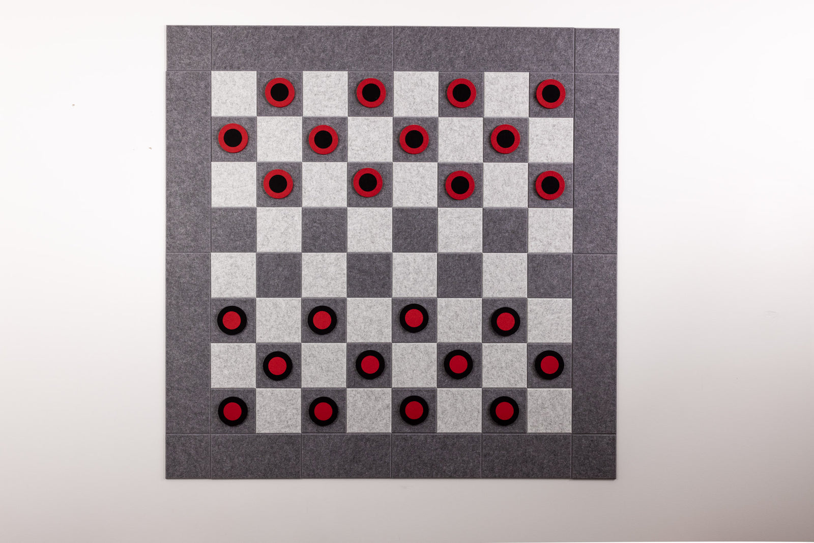 Deluxe Mineral/Latte Checkers Board