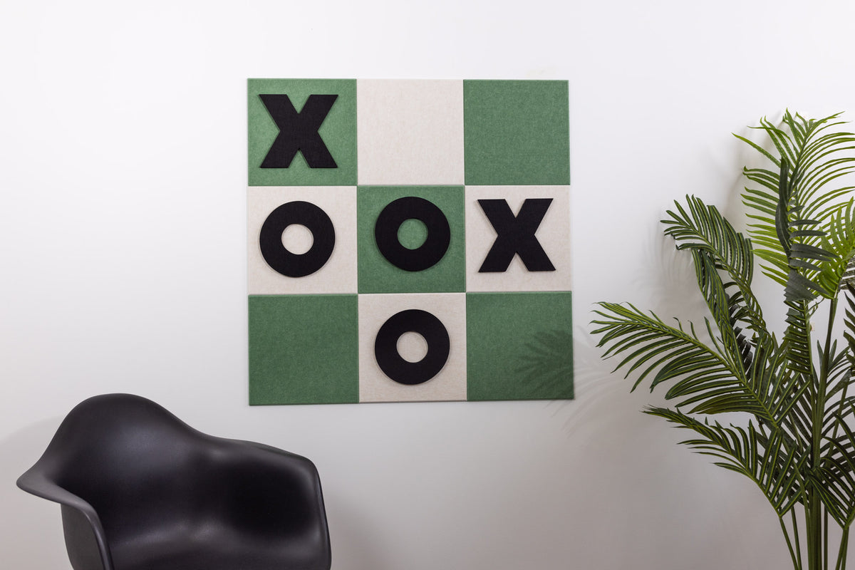 Palm/Latte Tic-Tac-Toe Board