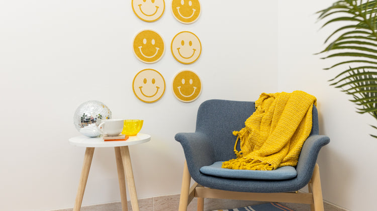 6-Piece Smiley Face Ochre