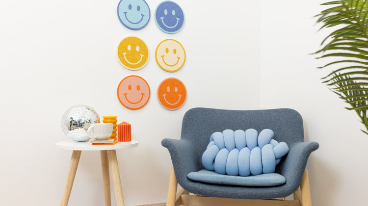 6-Piece Smiley Face Multicolor