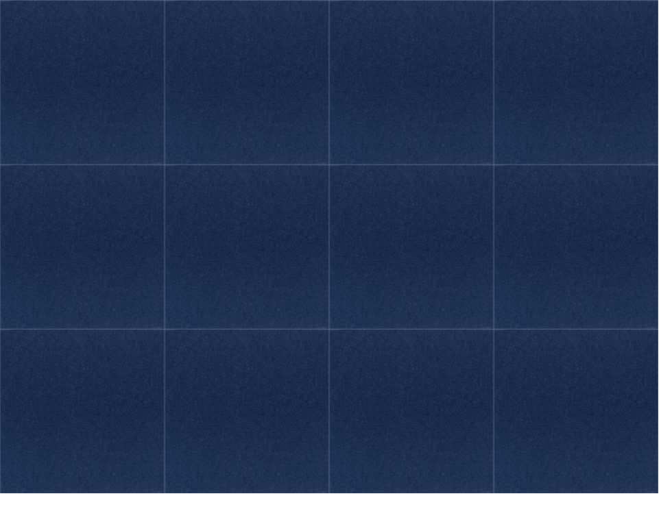 Solid navy blue fabric with vertical and horizontal grid lines dividing the surface into rectangular sections.