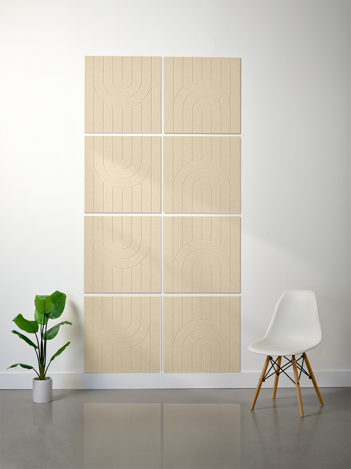 9mm Engraved 2'x2' Tiles - Zen (Set of 8)