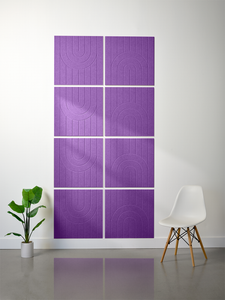 Lavender 9mm Engraved 2'x2' - Zen