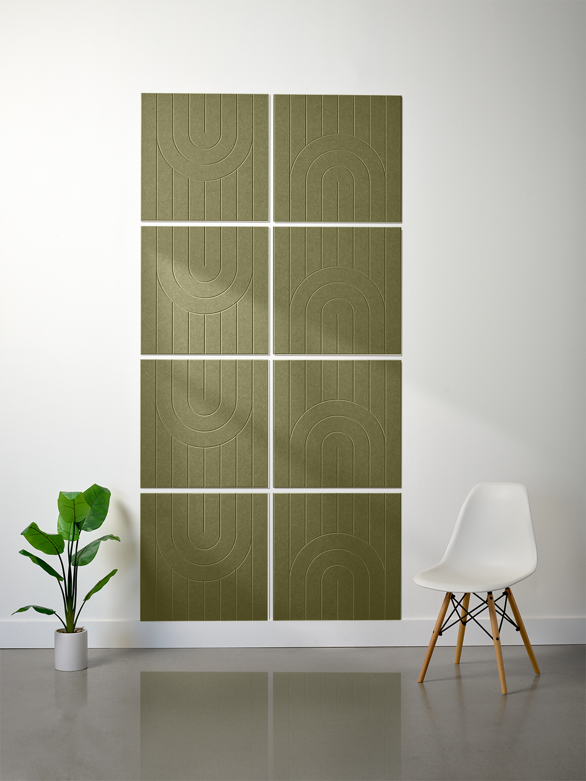 9mm Engraved 2'x2' Tiles - Zen (Set of 8)