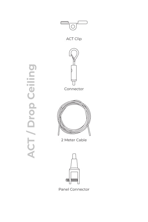 Act Ceiling hardware