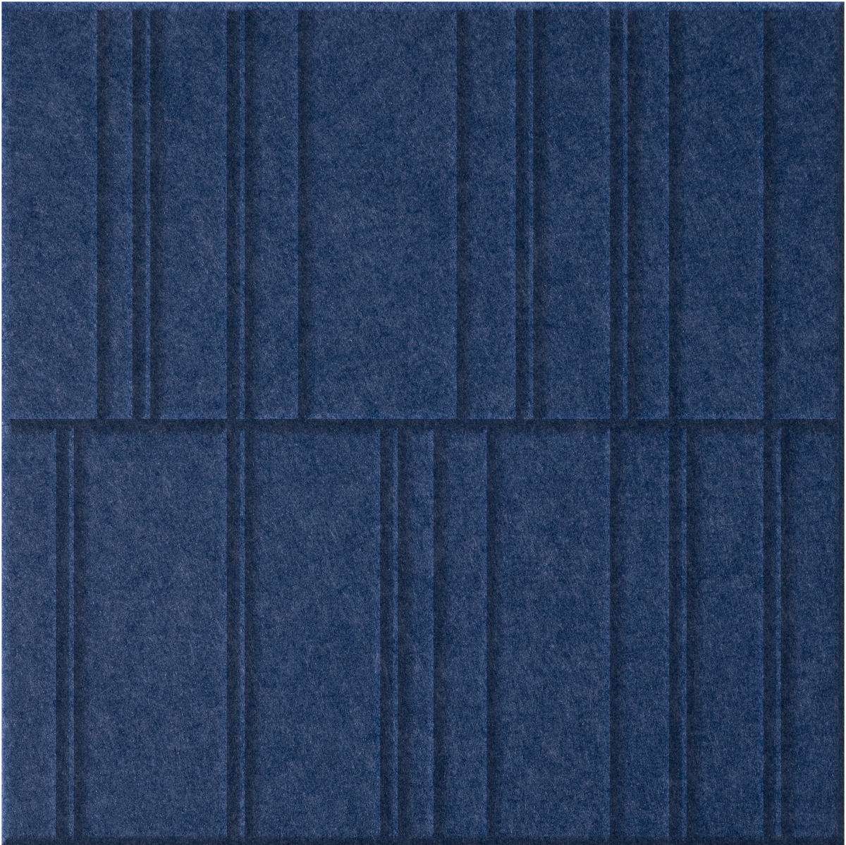 Admiral 9mm Engraved Offset felt sample with staggered vertical grooves