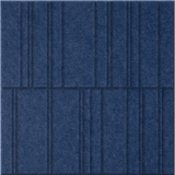Admiral 9mm Engraved Offset felt sample with staggered vertical grooves