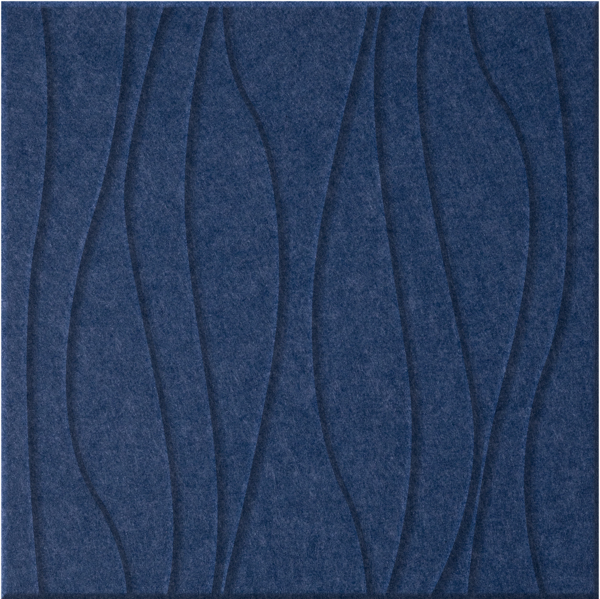 Admiral 9mm Engraved River felt sample with wavy vertical grooves
