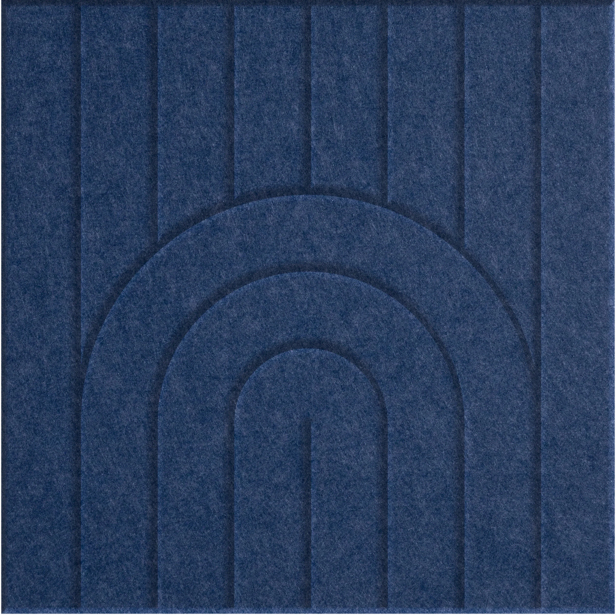Admiral 9mm Engraved Zen felt sample with nested arch grooves