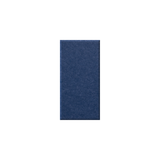A vertical rectangular fabric swatch in a textured navy blue color, centered on a plain white background.