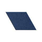 A single dark blue-gray parallelogram tile or swatch with a textured surface, centered on a plain white background.
