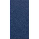 A solid dark blue textured fabric swatch shown vertically against a white background.