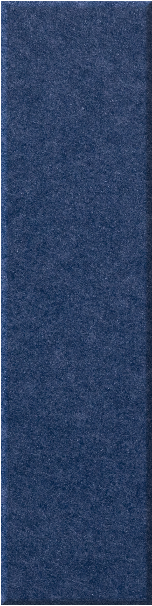 Dark blue textured shiplap tile with mottled surface finish.