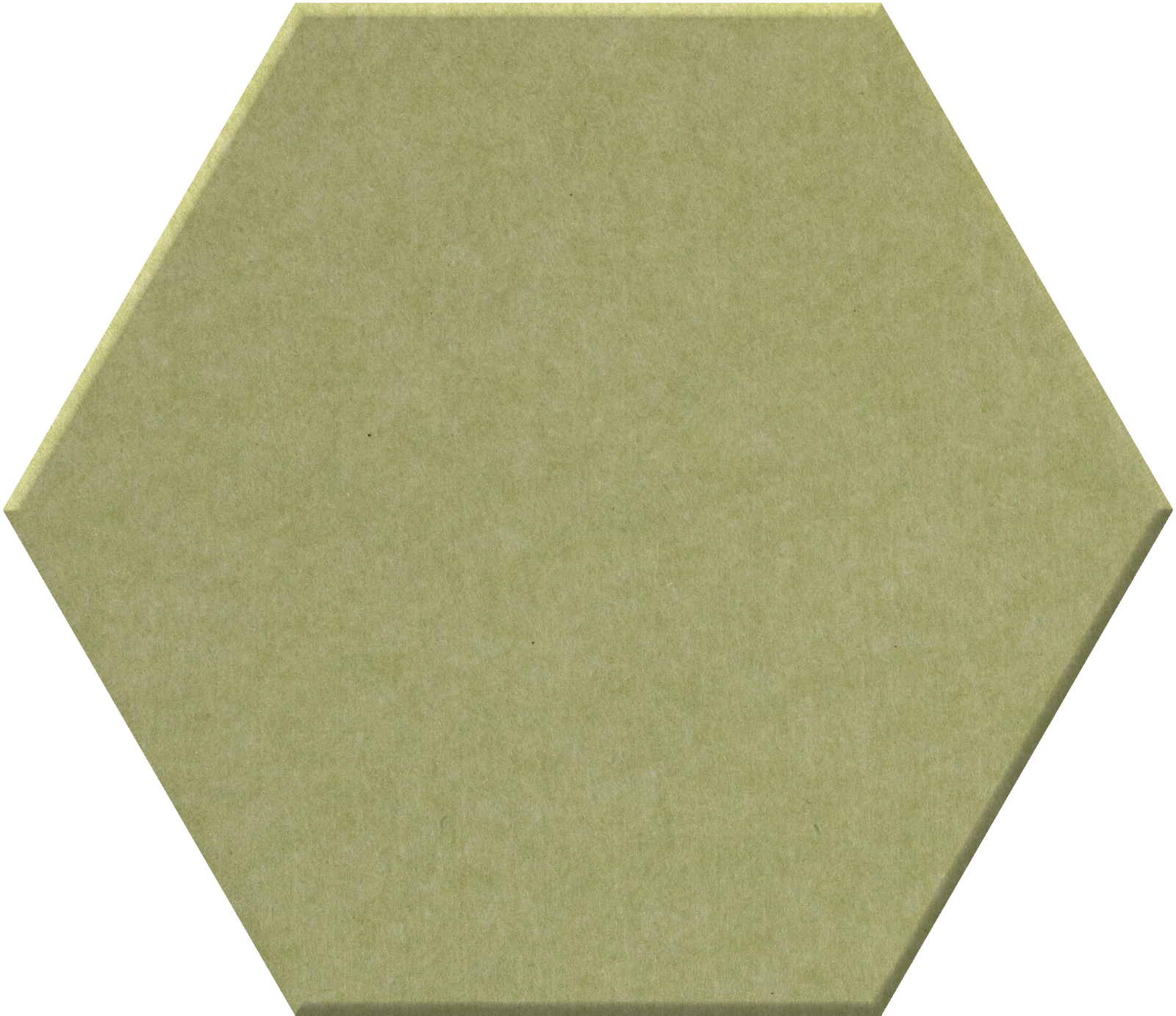Sage green hexagonal tile with matte finish and subtle texture.