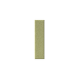 A single rectangular olive green textured tile or swatch centered on a plain white background.