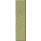 A vertical rectangular sample of textured sage green material, likely a tile, wallpaper, or adhesive contact paper, shown against a plain white background.