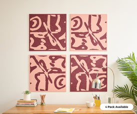 4-piece Peanuts Scribbles