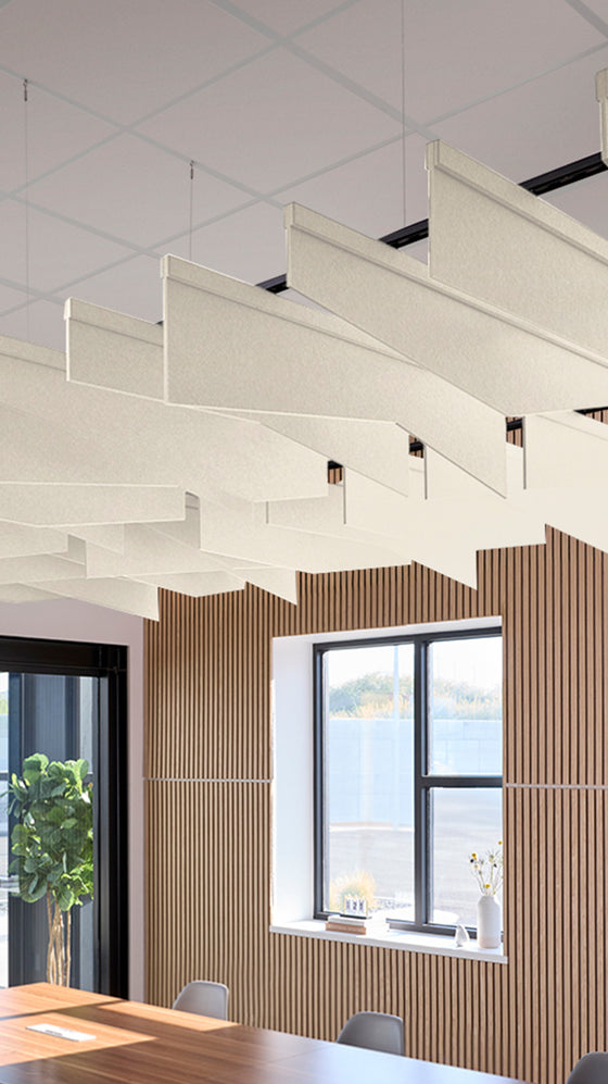 Angle Acoustic Blade Baffle