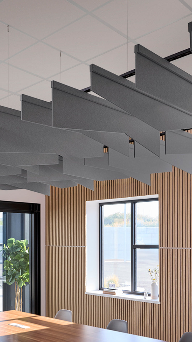 Angle Acoustic Blade Baffle