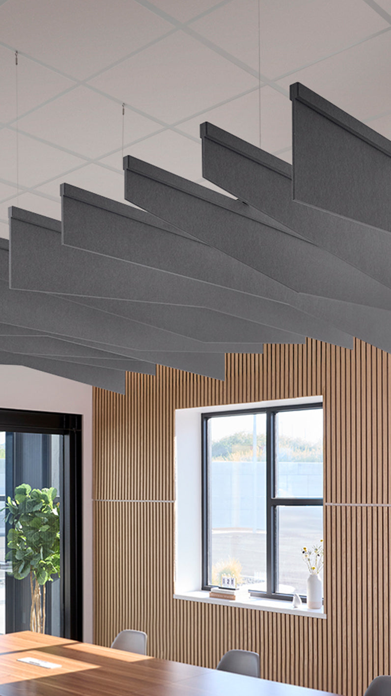 Angle Acoustic Blade Baffle