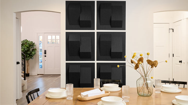 Black Apex Acoustic Wall Panels