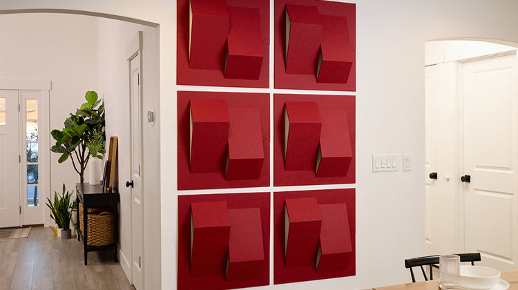 Crimson Apex Acoustic Wall Panels